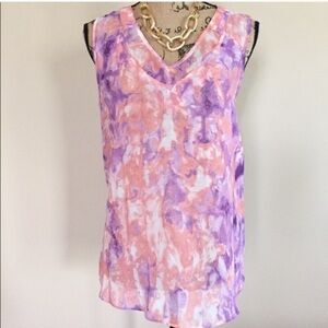 •Rendezvous• sheer watercolor tank {E22}